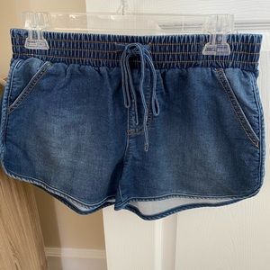 Denim shorts